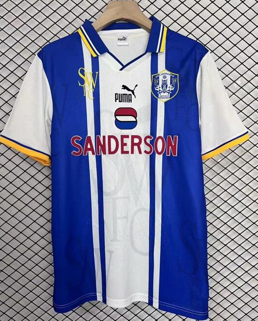 Retro Sheffield Wednesday 1997 Home Soccer Jersey