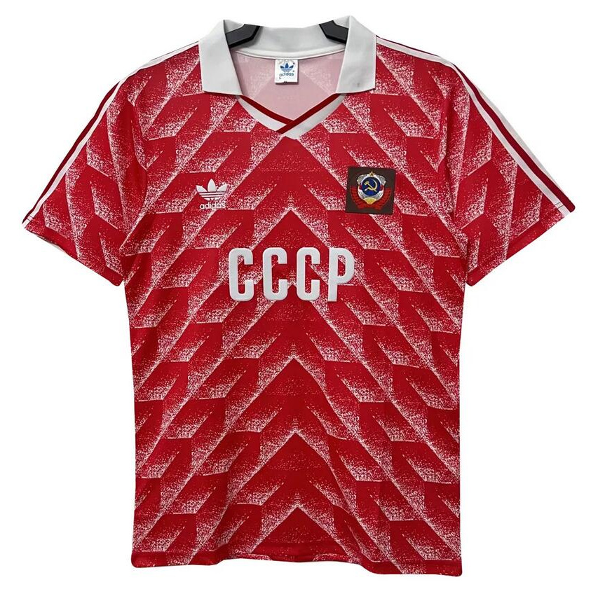 Retro Soviet Union CCCP 1987-1988 Home Soccer Jersey