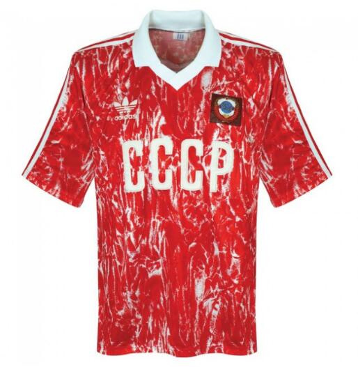 Retro Soviet Union CCCP 1990-1992 Home Soccer Jersey