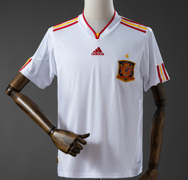 Retro Spain 2011 Away Soccer Jersey