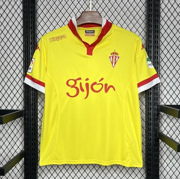 Retro Sporting Gijon 2015-16 Away Soccer Jersey