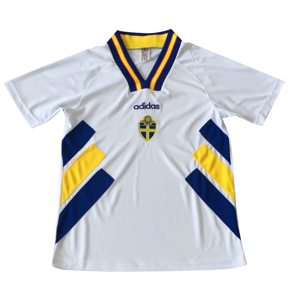 Retro Sweden 1994 Away Soccer Jersey