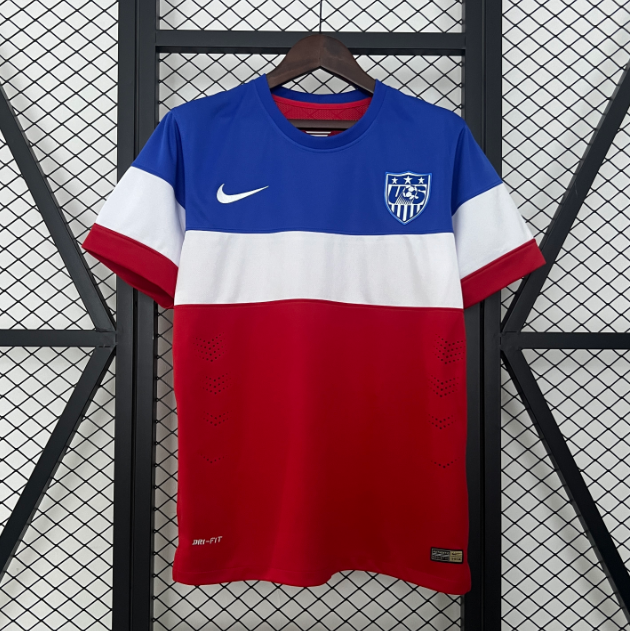 Retro USA 2014 Away Soccer Jersey