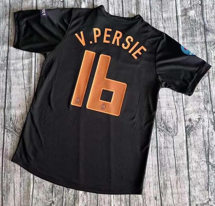Retro V. PERSIE #16 Netherlands 2012 Away Soccer Jersey