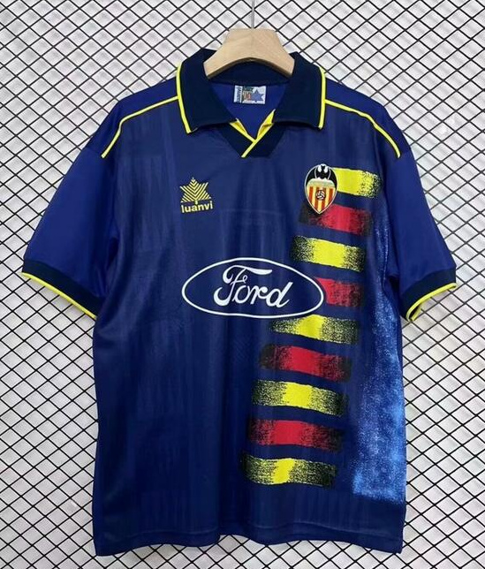 Retro Valencia 1996-97 Away Soccer Jersey