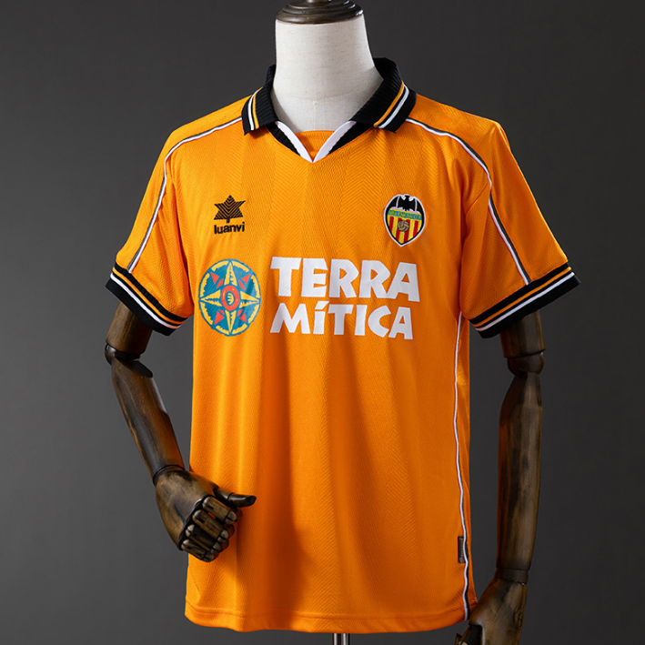 Retro Valencia 1999-2000 Away Soccer Jersey