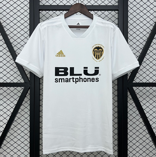 Retro Valencia 2018-19 Home Soccer Jersey