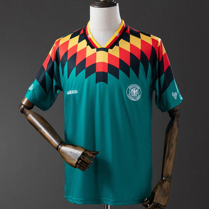 Retro West Germany 1994 Away Soccer Jersey