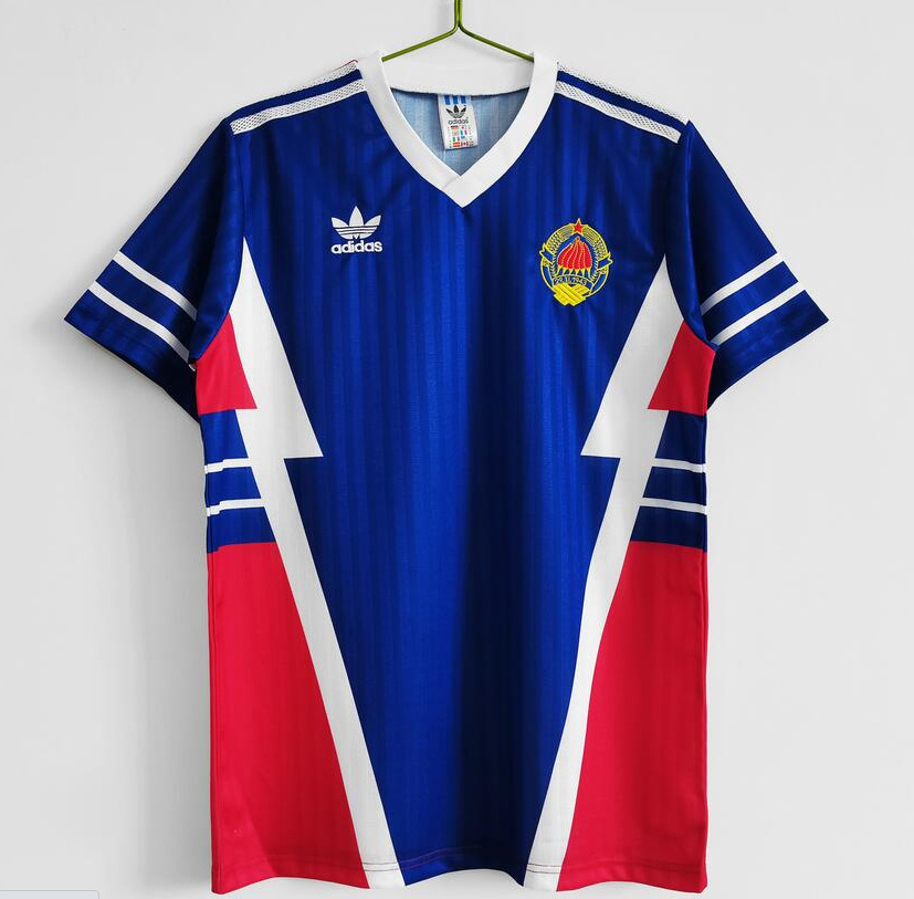 Retro Yugoslavia 1990 Home Soccer Jersey