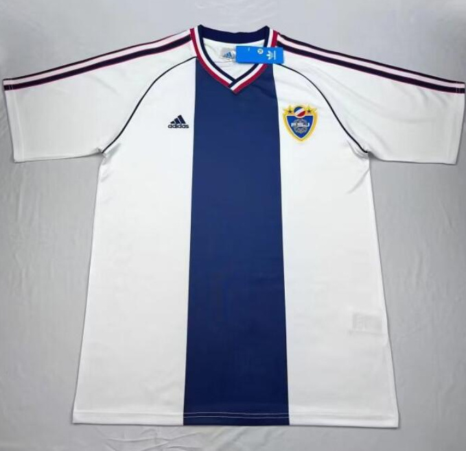 Retro Yugoslavia 1998 Away Soccer Jersey