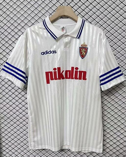 Retro Zaragoza 1995-96 Home Soccer Jersey