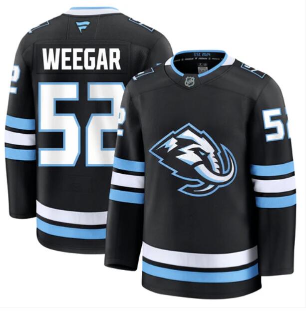 Men's Mackenzie Weegar Utah Mammoth #52 Fanatics Home Navy Blue Premium Jersey