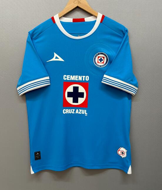 Retro Cruz Azul 2024-25 Home blue Soccer Jersey