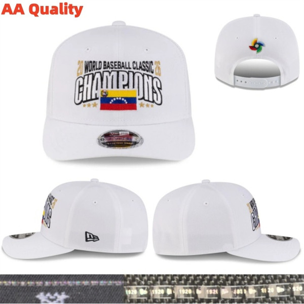 Champions Venezuela 2026 World Baseball Classic FITTED Cap-YJ355