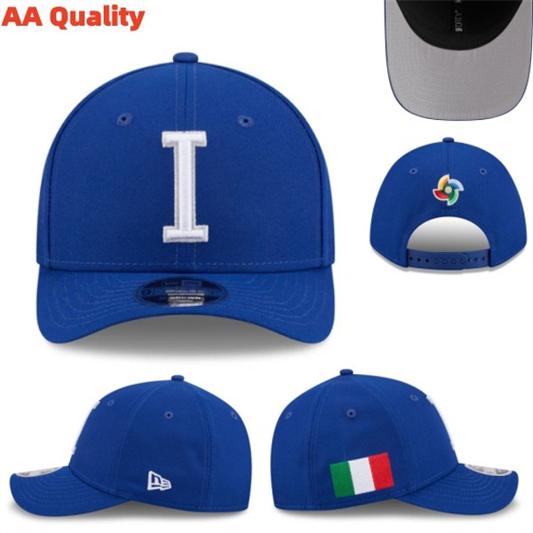 Italy 2026 World Baseball Classic FITTED Cap-YJ351