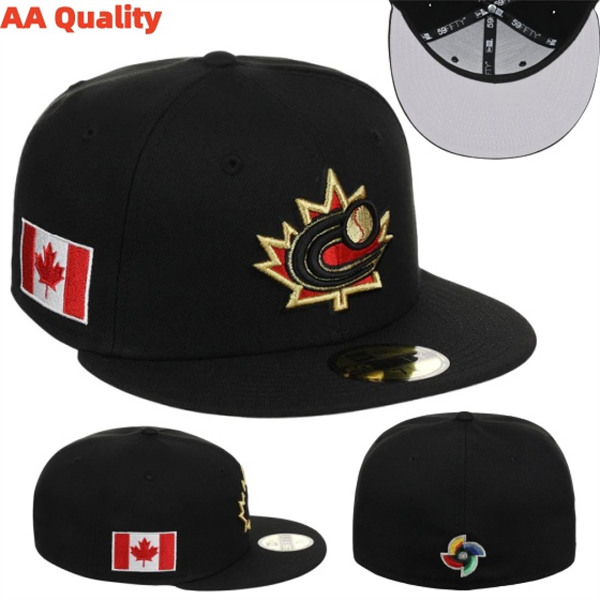 MLB Canada 2026 World Baseball Classic FITTED Cap-YJ296