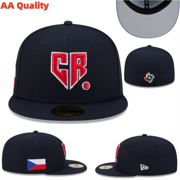 MLB Czech Republic 2026 World Baseball Classic FITTED Cap-YJ314