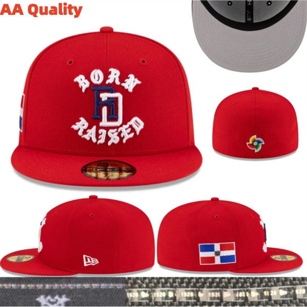 MLB Dominican Republic 2026 World Baseball Classic FITTED Cap-YJ290