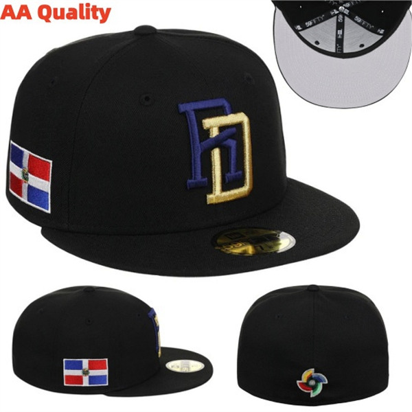 MLB Dominican Republic 2026 World Baseball Classic FITTED Cap-YJ297