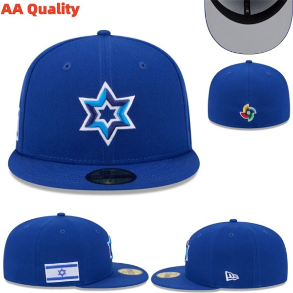 MLB Israel 2026 World Baseball Classic FITTED Cap-YJ303