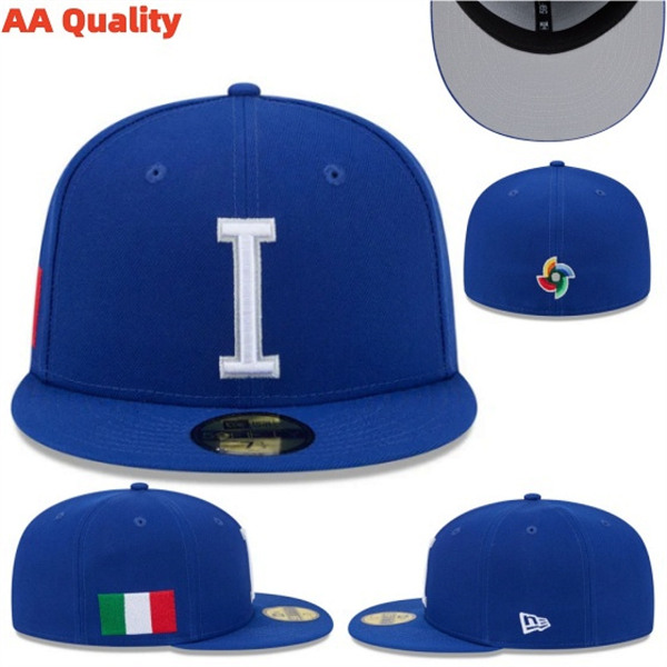 MLB Italy 2026 World Baseball Classic FITTED Cap-YJ312