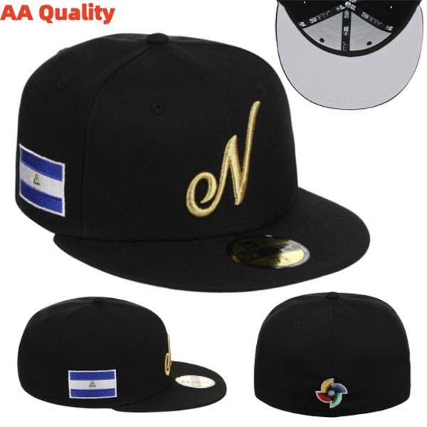 MLB Nicaragua 2026 World Baseball Classic FITTED Cap-YJ306