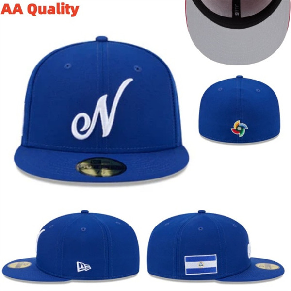 MLB Nicaragua 2026 World Baseball Classic FITTED Cap-YJ307