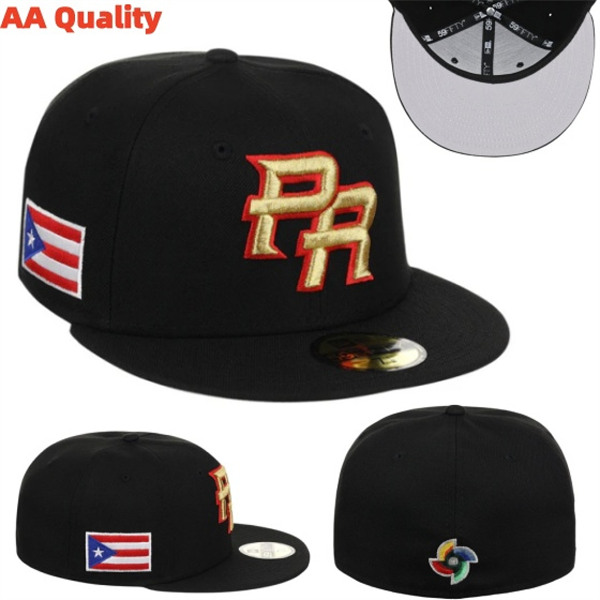 MLB Puerto Rico 2026 World Baseball Classic FITTED Cap-YJ305