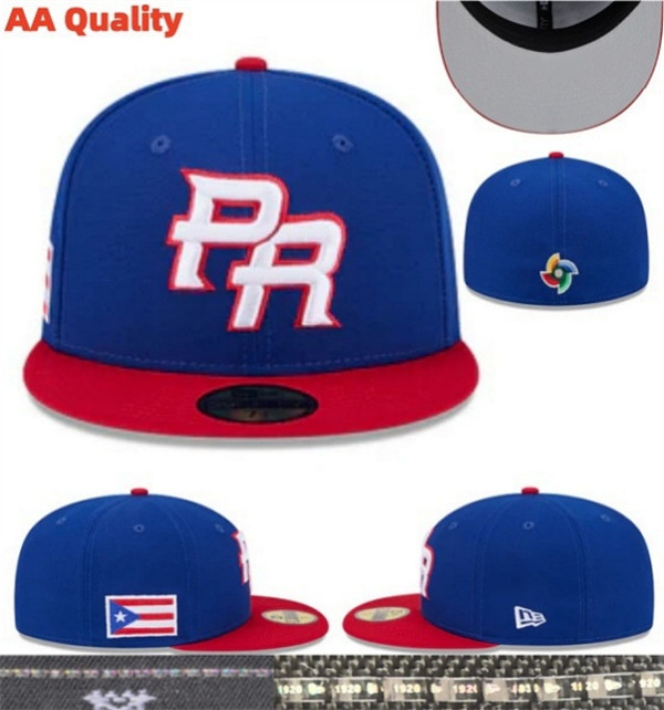 MLB Puerto Rico 2026 World Baseball Classic FITTED Cap-YJ311