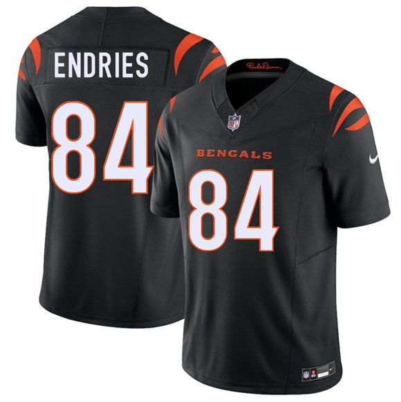 Men's Cincinnati Bengals #84 Jack Endries Black 2026 Draft F.U.S.E. Vapor Untouchable Limited Football Stitched Jersey