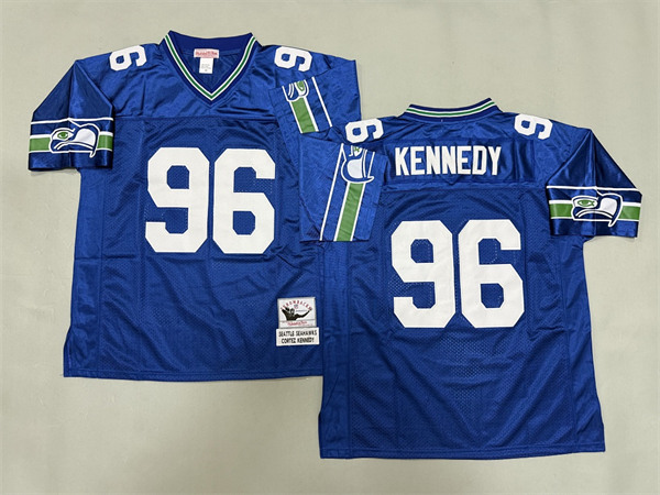 Men's Cortez Kennedy Royal Seattle Seahawks