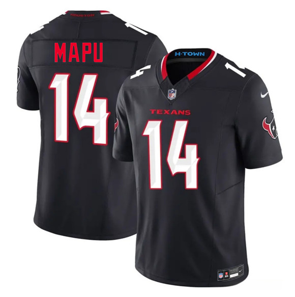 Men's Houston Texans #14 Marte Mapu Navy 2nd Alternate 2026 F.U.S.E. Vapor Limited Football Stitched Jersey