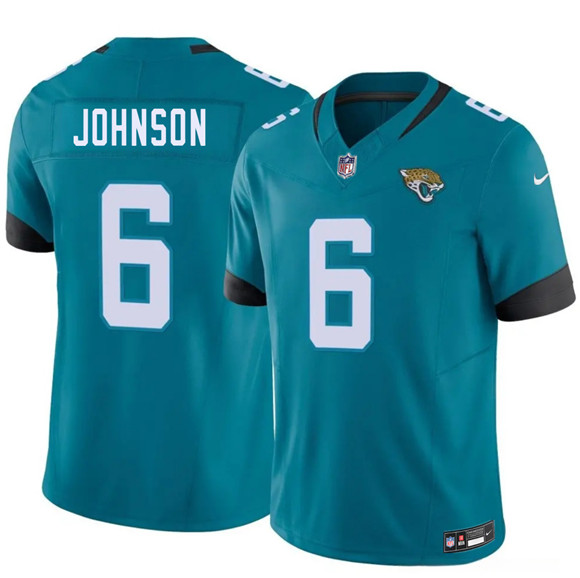 Men's Jacksonville Jaguars #6 Antonio Johnson Teal 2026 F.U.S.E. Vapor Untouchable Limited Football Stitched Jersey