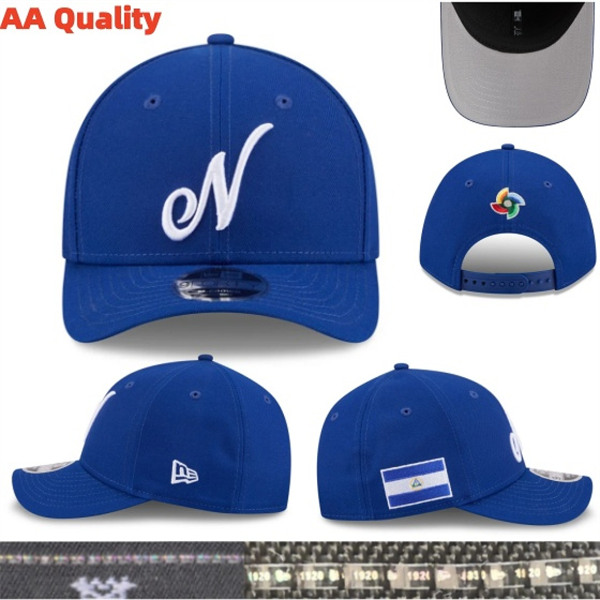 Nicaragua 2026 World Baseball Classic FITTED Cap-YJ352