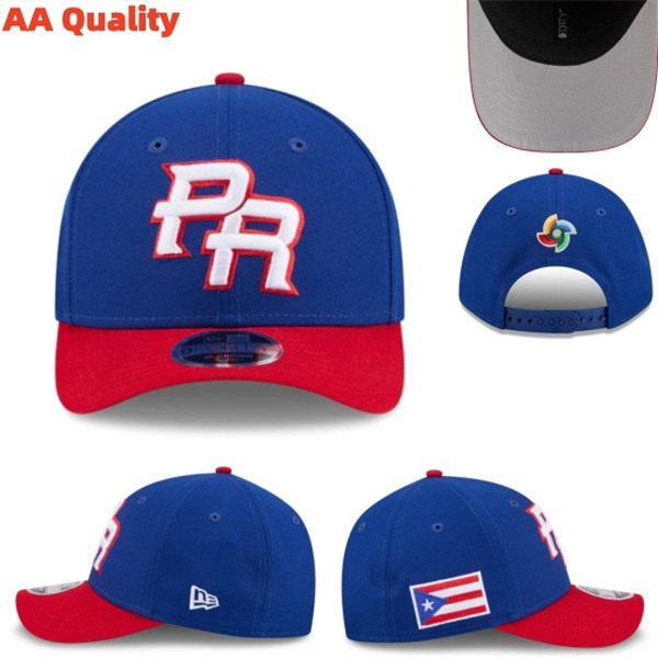 Puerto Rico 2026 World Baseball Classic FITTED Cap-YJ356