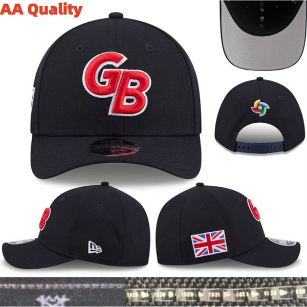 United Kingdom England UK 2026 World Baseball Classic FITTED Cap-YJ359