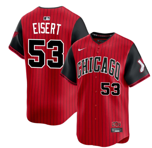 Men's Brandon Eisert #53 Chicago White Sox 2025 City Connect Limited Stitched Jersey