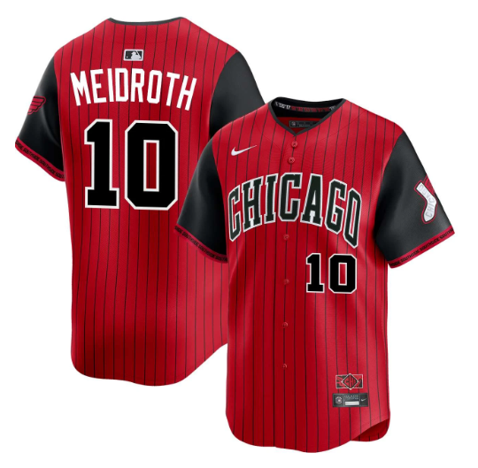 Men's Chase Meidroth #10 Chicago White Sox 2025 City Connect Limited Stitched Jersey