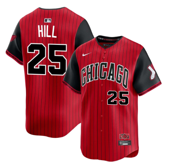 Men's Derek Hill #25 Chicago White Sox 2025 City Connect Limited Stitched Jersey