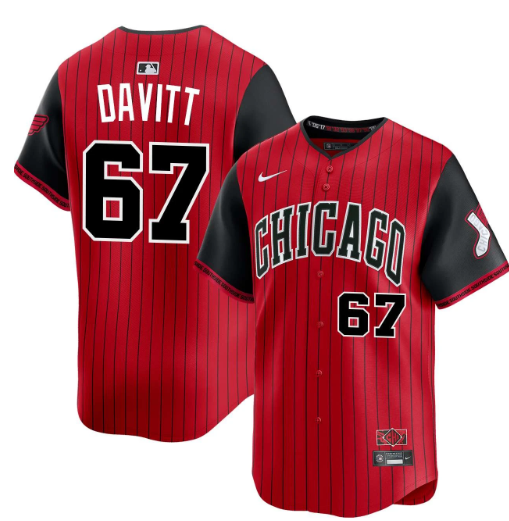 Men's Duncan Davitt #67 Chicago White Sox 2025 City Connect Limited Stitched Jersey