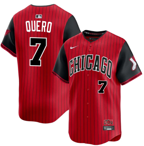Men's Edgar Quero #7 Chicago White Sox 2025 City Connect Limited Stitched Jersey