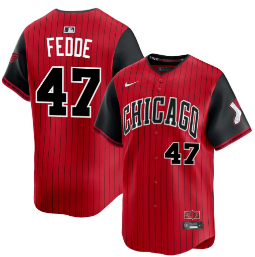 Men's Erick Fedde #47 Chicago White Sox 2025 City Connect Limited Stitched Jersey