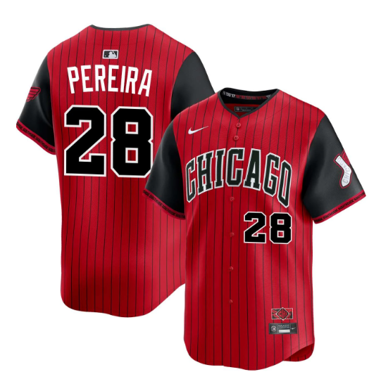 Men's Everson Pereira #28 Chicago White Sox 2025 City Connect Limited Stitched Jersey