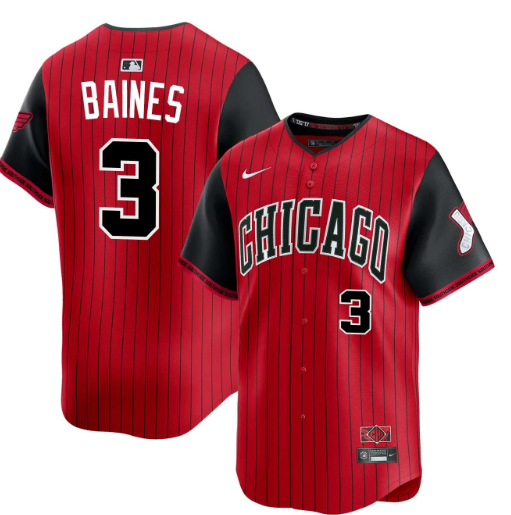 Men's Harold Baines #3 Chicago White Sox 2025 City Connect Limited Stitched Jersey