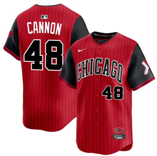 Men's Jonathan Cannon #48 Chicago White Sox 2025 City Connect Limited Stitched Jersey