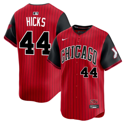 Men's Jordan Hicks #44 Chicago White Sox 2025 City Connect Limited Stitched Jersey