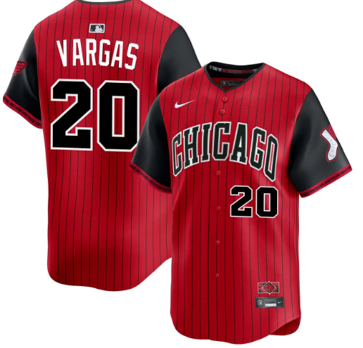 Men's Miguel Vargas #20 Chicago White Sox 2025 City Connect Limited Stitched Jersey
