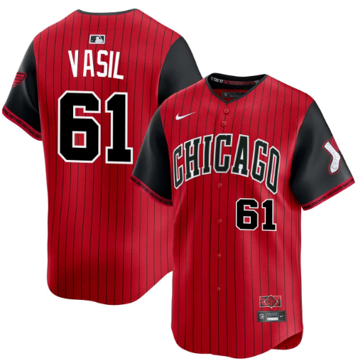 Men's Mike Vasil #61 Chicago White Sox 2025 City Connect Limited Stitched Jersey