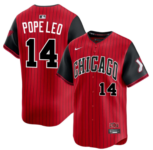 Men's Pope Leo XIV #14 Chicago White Sox 2025 City Connect Limited Stitched Jersey