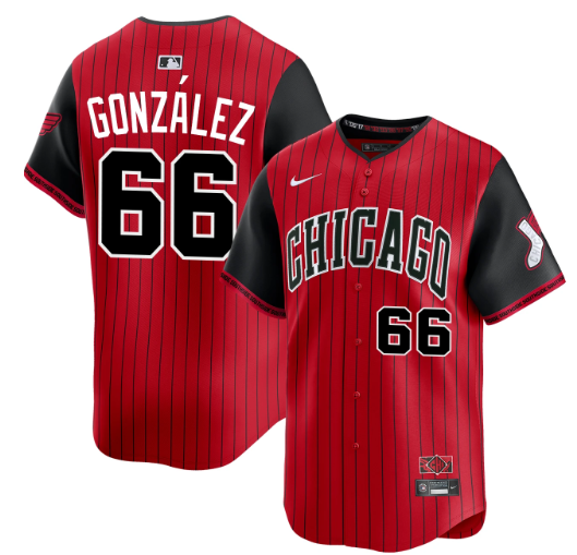 Men's Wikelman González #66 Chicago White Sox 2025 City Connect Limited Stitched Jersey